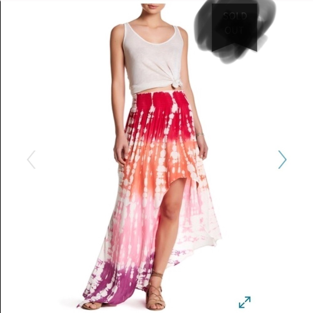 Young Fabulous & Broke Kylie skirt hibiscus wash